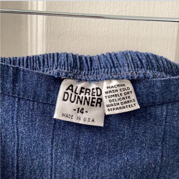 Alfred Dunner Blue Floral Maxi Skirt - Picture 6 of 6